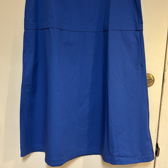 EVERLANE The Clean Cotton A-Line Dress Ultramarine Blue Sz 2 - Picture 8 of 12